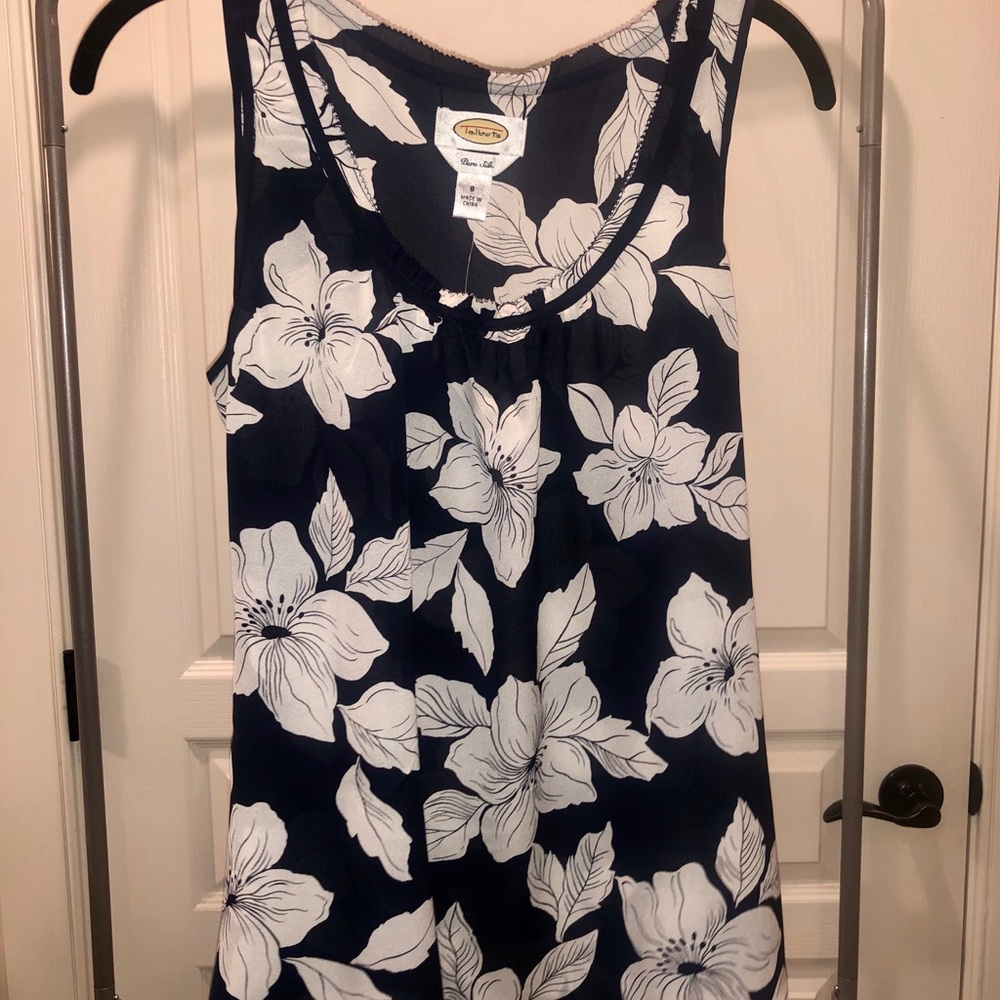 NWT size 8 Talbots Silk Dressy Tank Top